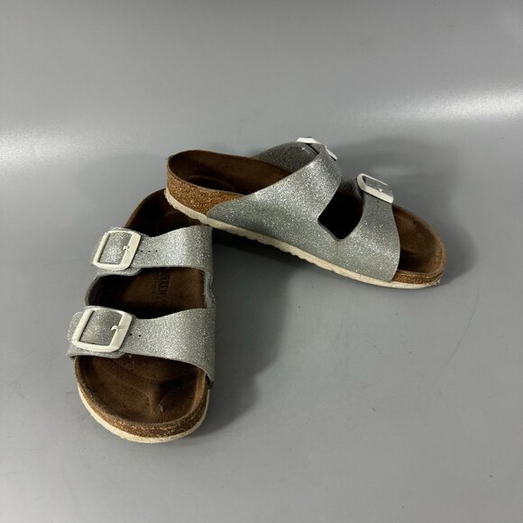 Birkenstock Arizona Glitter Slip-on Sandals, Size 32 - Picture 1 of 13
